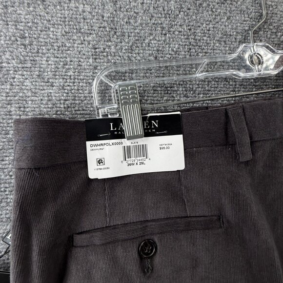 NWT Lauren Ralph Lauren Soft Corduroy Pants Men 36x29 Dewhurst Classic Fit - Picture 14 of 16